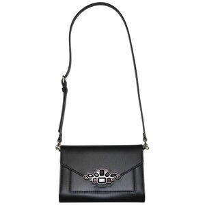 Nine West Embellished Crossbody Black Wallet on Chain Date-night Aesthetics